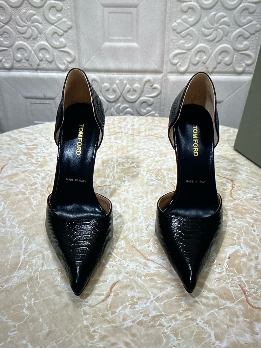 Authentic Tom Ford Stiletto High Heels Luxury Women Shoes